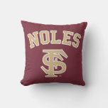 Fsu Noles Throw Pillow at Zazzle