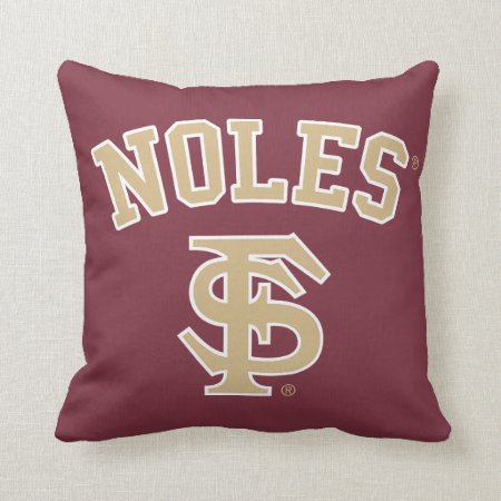 Fsu Noles Throw Pillow