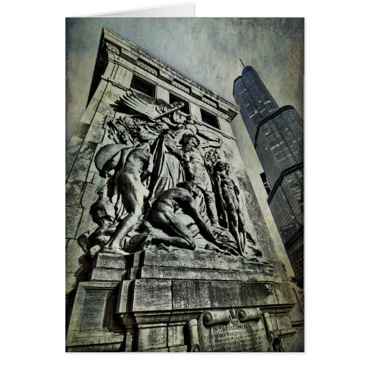 Ft Dearborn Monument (Front)