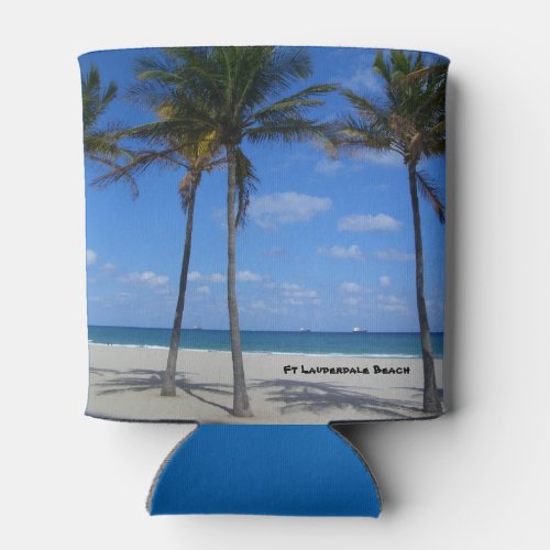 Ft Lauderdale Beach Florida Palm Trees Can Cooler