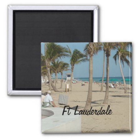 Ft Lauderdale Beach Magnet