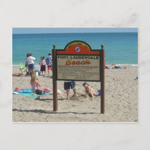 Ft Lauderdale Beach Postcard