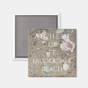 Ft. Lauderdale Beach Sand and Shells Magnet