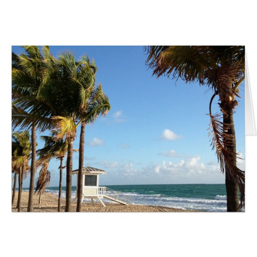 Ft. Lauderdale Lifeguard Stand Cards (Front Horizontal)