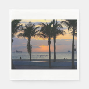 Ft. Lauderdale Sunrise Napkins