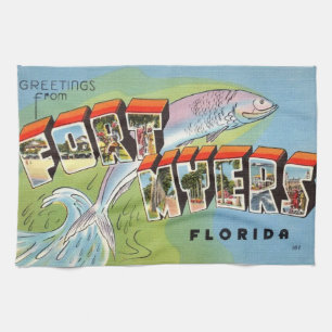 Ft. Myers Greeting Kitchen Towel