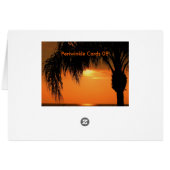 Ft. Myers Sunset Cards (Back Horizontal)