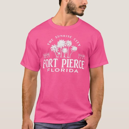 Ft Pierce FL The Sunrise City Souvenir TShirt