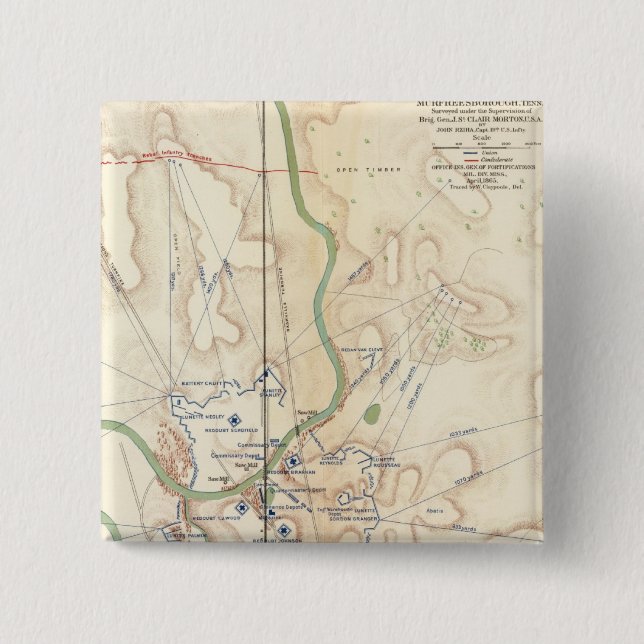 Ft Rosecrans, Tenn Button (Front)