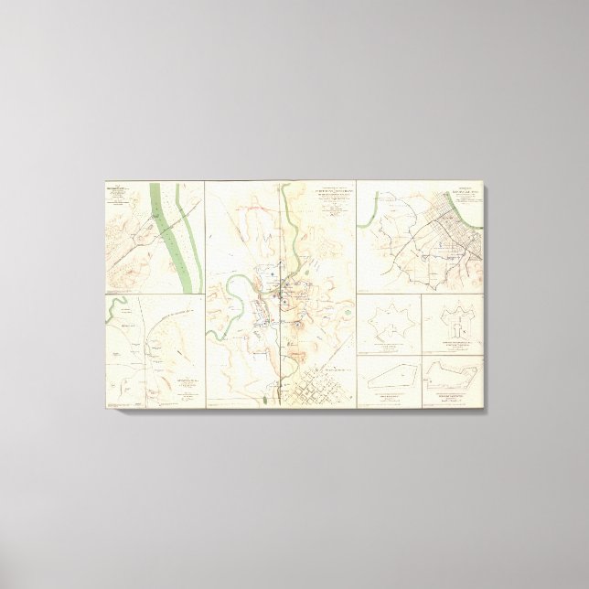 Ft Rosecrans, Tenn Canvas Print (Front)