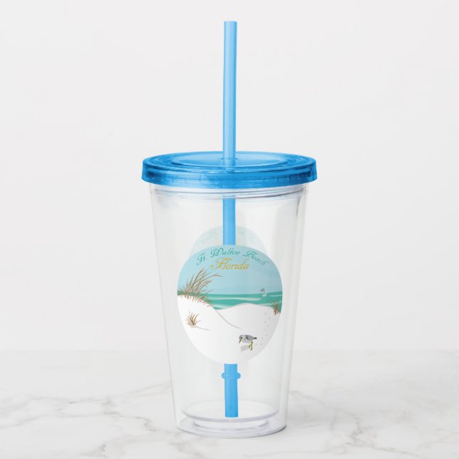 Ft. Walton Beach (Florida) Acrylic Tumbler (Front)