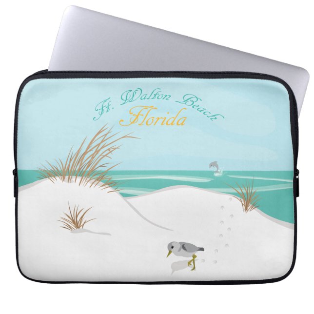 Ft. Walton Beach (Florida) Laptop Sleeve (Front)