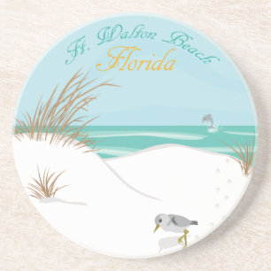Ft. Walton Beach (Florida) Sandstone Coaster