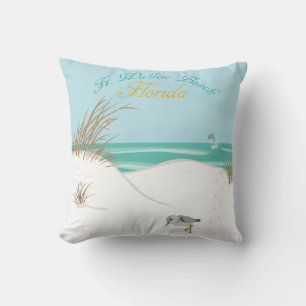Ft. Walton Beach (Florida) Throw Pillow