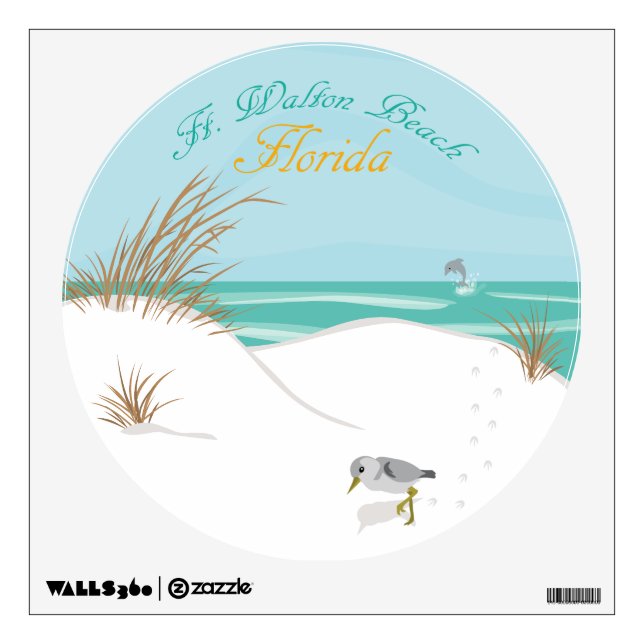 Ft. Walton Beach (Florida) Wall Decal (Front)