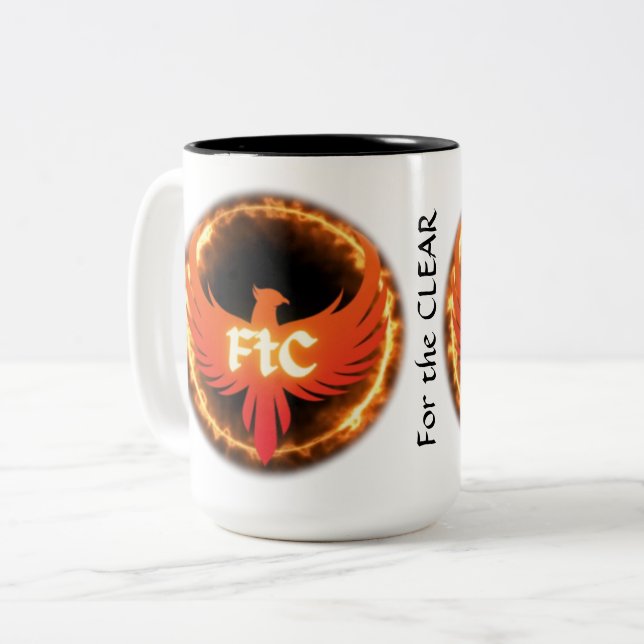 FtC Logo Mug 15oz (Customizable) - For the CLEAR (Front Left)