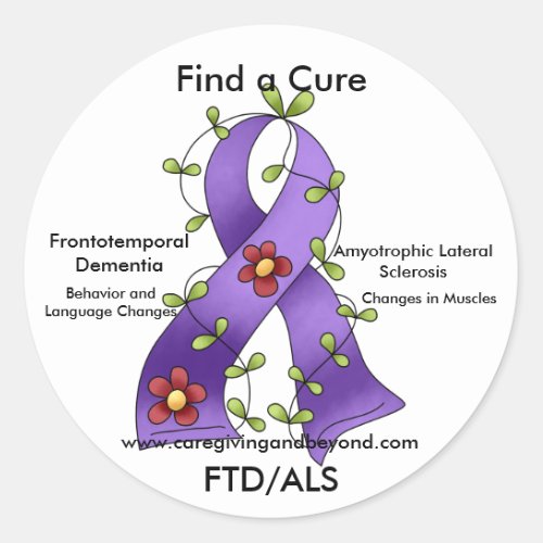 FTDALS Find a Cure Stickers