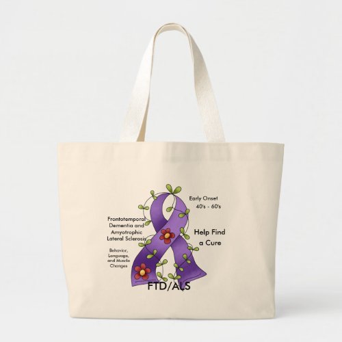 FTDALS Find a Cure Tote Bag
