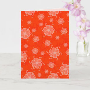 FTF Monochrome 5x7 Blank Card in Orange