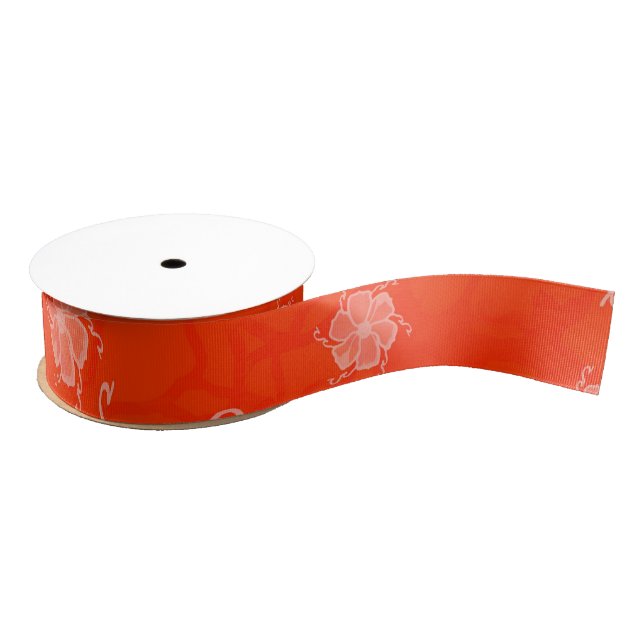 FTF Monochrome Grosgrain Ribbon in Orange (Spool)