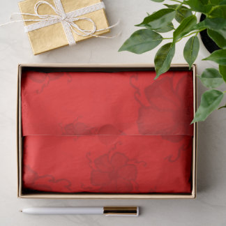 FTF Monochrome Tissue Paper in Red