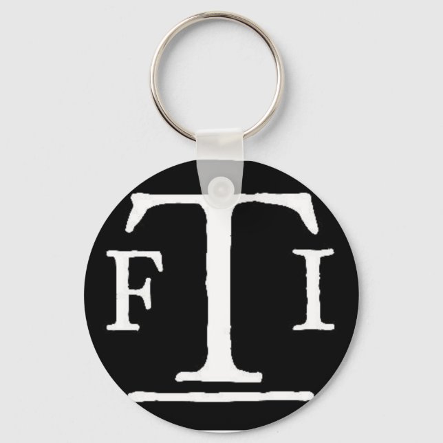 FTI logo 2 Keychain (Front)