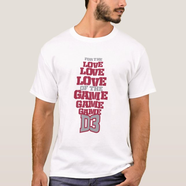 FTL (Maroon & Grey) T-Shirt (Front)