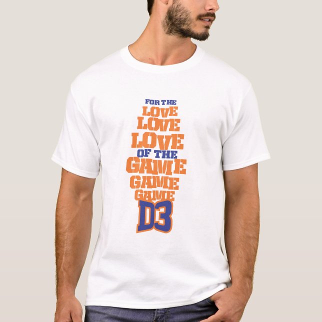 FTL (Orange & Royal Blue) T-Shirt (Front)