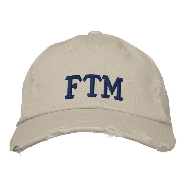 FTM EMBROIDERED BASEBALL CAP (Front)