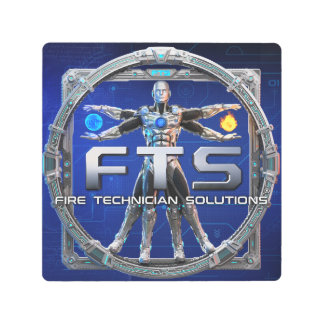 FTS Logo 8X8 Metal Print