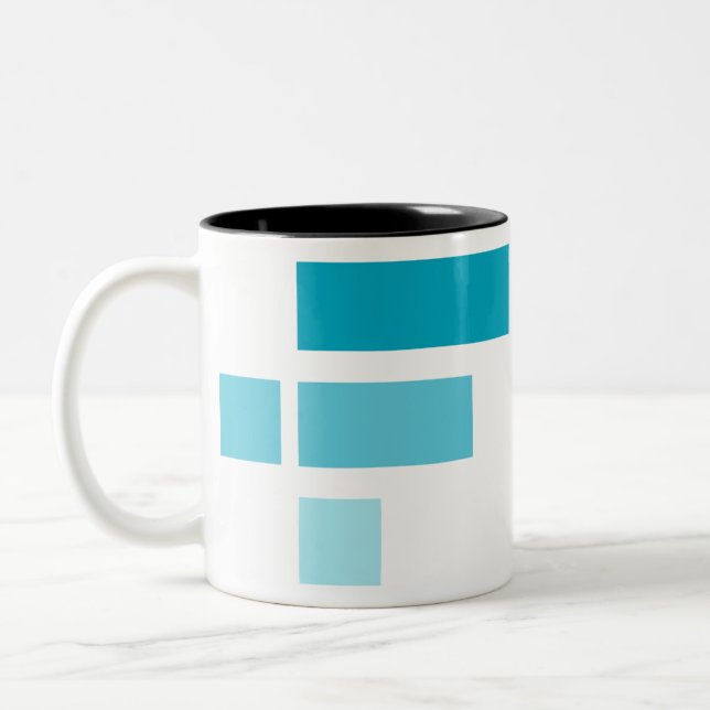 Ftx Token FTT Logo Crypto Blockchain Two-Tone Coffee Mug (Left)