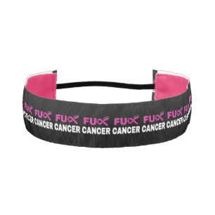 FU CANCER...Breast Cancer Athletic Headband