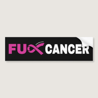 FU CANCER...Breast Cancer Bumper Sticker