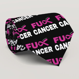 FU CANCER...Breast Cancer Neck Tie