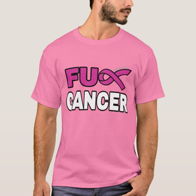 FU CANCER...Breast Cancer T-Shirt (Front)