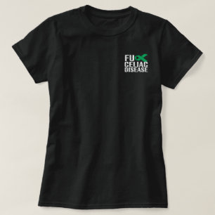 FU Celiac Disease - White & Green T-Shirt