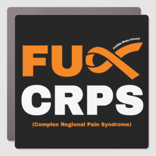 FU CRPS CAR MAGNET
