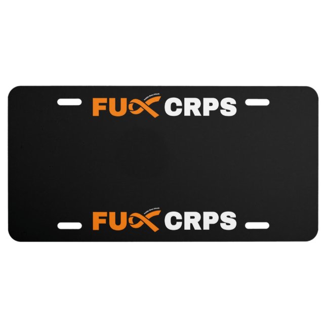 FU CRPS LICENSE PLATE (Front)