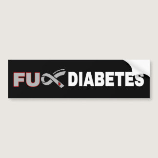 FU Diabetes Bumper Sticker