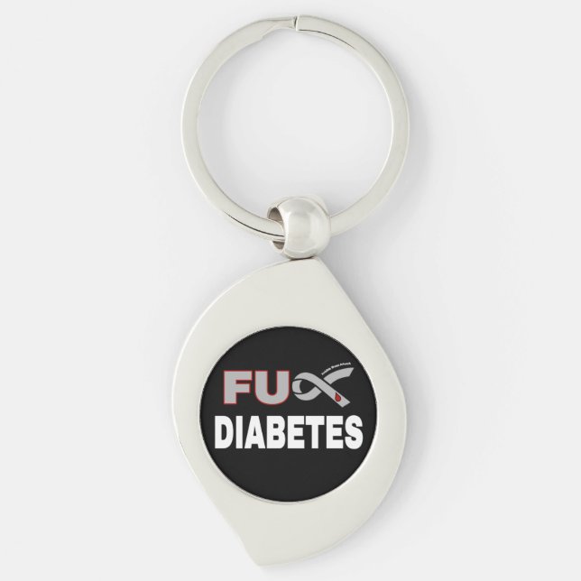 FU Diabetes Keychain (Front)
