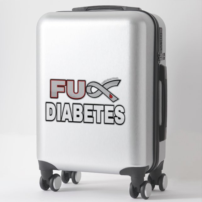 FU Diabetes Sticker (Suitcase)