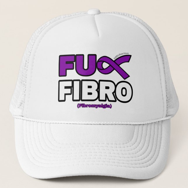 FU FIBRO TRUCKER HAT (Front)