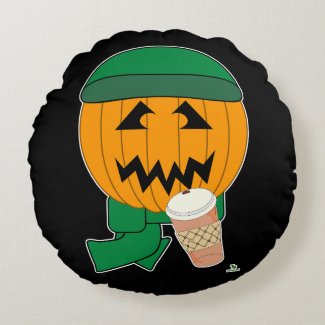 Fu Hipster Jack-o-lantern Coffee Fun Halloween