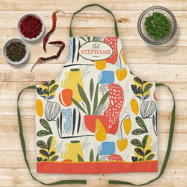 Fuavism Style Vibrant Colors Garden Pot Apron (Creator Uploaded)
