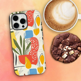 Fuavism Style Vibrant Colors Garden Pot iPhone 16 Pro Max Case