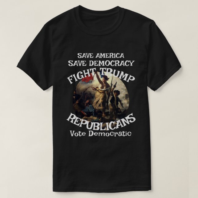 Fubar American Political Election Vote Flag USA T-Shirt (Design Front)