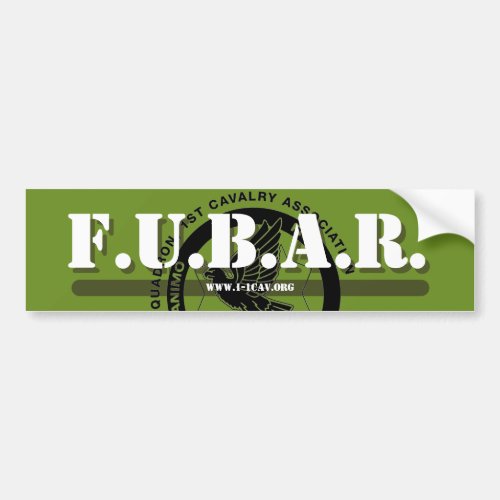 FUBAR bumper sticker