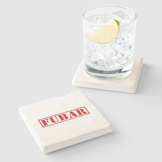 FUBAR STONE COASTER (Side)