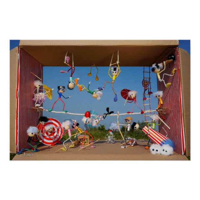 Fubbies in the Circus with all kinds of acts. Poster (Front)
