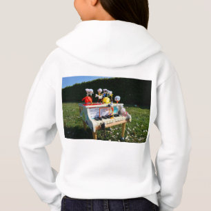 Fubbies on the piano making and dancing music. hoodie